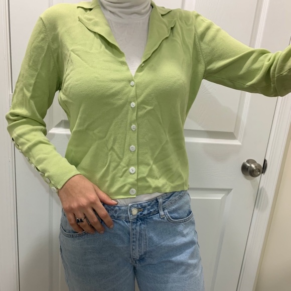 J'ENVIE New York Green Top - Picture 2 of 4